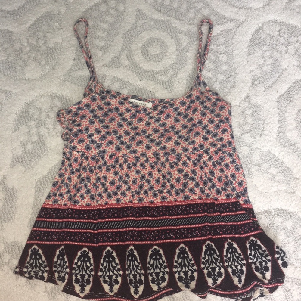 Forever 21 flowy boho shirt